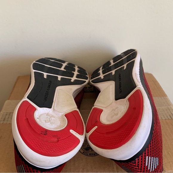 UA Men’s Red Charged Sneakers - Picture 2 of 4